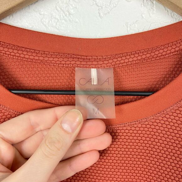 Calia Carrie underwood orange long sleeve v-neck - Picture 6 of 7